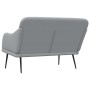 Banco de tela gris claro 110x76x80 cm de vidaXL, Bancos - Ref: Foro24-351483, Precio: 93,58 €, Descuento: %