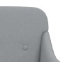 Light gray fabric bench 110x76x80 cm by vidaXL, Banks - Ref: Foro24-351483, Price: 93,58 €, Discount: %