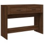 Mesa consola madera contrachapada roble marrón 100x39x75 cm de vidaXL, Mesas - Ref: Foro24-816783, Precio: 63,97 €, Descuento: %