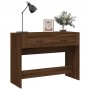 Mesa consola madera contrachapada roble marrón 100x39x75 cm de vidaXL, Mesas - Ref: Foro24-816783, Precio: 63,97 €, Descuento: %