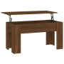 Mesa de centro madera contrachapada roble marrón 101x49x52 cm de vidaXL, Mesas de centro - Ref: Foro24-819280, Precio: 70,25 ...