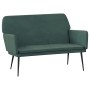 Banco de terciopelo verde oscuro 108x79x79 cm de vidaXL, Bancos - Ref: Foro24-351384, Precio: 112,30 €, Descuento: %