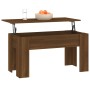 Mesa de centro madera contrachapada roble marrón 101x49x52 cm de vidaXL, Mesas de centro - Ref: Foro24-819280, Precio: 70,25 ...