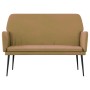 Brown velvet bench 108x79x79 cm by vidaXL, Banks - Ref: Foro24-351389, Price: 79,69 €, Discount: %