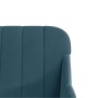 Banco de terciopelo azul 110x76x80 cm de vidaXL, Bancos - Ref: Foro24-351473, Precio: 97,19 €, Descuento: %