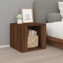 Brown oak plywood bedside table 41x40x36 cm by vidaXL, Nightstands - Ref: Foro24-816551, Price: 34,07 €, Discount: %