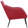 Red wine red velvet bench 110x76x80 cm by vidaXL, Banks - Ref: Foro24-351468, Price: 112,30 €, Discount: %