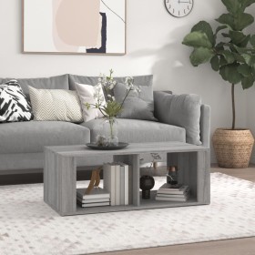 Sonoma gray plywood coffee table 100x50x36 cm by vidaXL, Coffee table - Ref: Foro24-816526, Price: 43,27 €, Discount: %