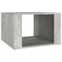 Mesita de noche madera contrachapada gris hormigón 57x55x36 cm de vidaXL, Mesitas de noche - Ref: Foro24-816556, Precio: 33,6...