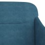 Banco de terciopelo azul 110x76x80 cm de vidaXL, Bancos - Ref: Foro24-351453, Precio: 101,35 €, Descuento: %