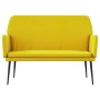 Banco de terciopelo amarillo 108x79x79 cm de vidaXL, Bancos - Ref: Foro24-351388, Precio: 90,99 €, Descuento: %