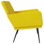 Banco de terciopelo amarillo 108x79x79 cm de vidaXL, Bancos - Ref: Foro24-351388, Precio: 90,99 €, Descuento: %