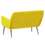 Banco de terciopelo amarillo 108x79x79 cm de vidaXL, Bancos - Ref: Foro24-351388, Precio: 90,99 €, Descuento: %