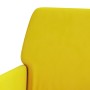 Banco de terciopelo amarillo 108x79x79 cm de vidaXL, Bancos - Ref: Foro24-351388, Precio: 90,99 €, Descuento: %