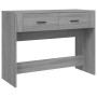 Mesa consola madera contrachapada gris Sonoma 100x39x75 cm de vidaXL, Mesas - Ref: Foro24-816782, Precio: 70,34 €, Descuento: %