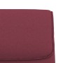 Banco de tela rojo tinto 100x64x80 cm de vidaXL, Bancos - Ref: Foro24-351354, Precio: 65,39 €, Descuento: %