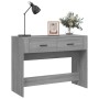 Mesa consola madera contrachapada gris Sonoma 100x39x75 cm de vidaXL, Mesas - Ref: Foro24-816782, Precio: 70,34 €, Descuento: %