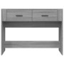 Mesa consola madera contrachapada gris Sonoma 100x39x75 cm de vidaXL, Mesas - Ref: Foro24-816782, Precio: 70,34 €, Descuento: %