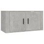 Wall-mounted TV stand in concrete gray, 80x34.5x40 cm by vidaXL, TV Furniture - Ref: Foro24-816628, Price: 49,28 €, Discount: %