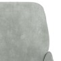 Banco de terciopelo gris claro 108x79x79 cm de vidaXL, Bancos - Ref: Foro24-351414, Precio: 153,21 €, Descuento: %