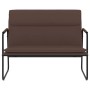 Banco de cuero sintético marrón 100x64x80 cm de vidaXL, Bancos - Ref: Foro24-351368, Precio: 61,43 €, Descuento: %