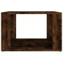 Mesita de noche madera contrachapada roble ahumado 57x55x36 cm de vidaXL, Mesitas de noche - Ref: Foro24-816557, Precio: 33,6...