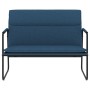 Banco de tela azul 100x64x80 cm de vidaXL, Bancos - Ref: Foro24-351358, Precio: 65,28 €, Descuento: %