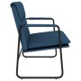 Banco de tela azul 100x64x80 cm de vidaXL, Bancos - Ref: Foro24-351358, Precio: 65,28 €, Descuento: %