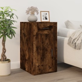 Smoked oak plywood desk cabinet 40x49x75 cm by vidaXL, Closets and storage - Ref: Foro24-816797, Price: 56,99 €, Discount: %