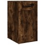 Smoked oak plywood desk cabinet 40x49x75 cm by vidaXL, Closets and storage - Ref: Foro24-816797, Price: 56,54 €, Discount: %