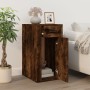 Smoked oak plywood desk cabinet 40x49x75 cm by vidaXL, Closets and storage - Ref: Foro24-816797, Price: 56,54 €, Discount: %