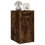 Smoked oak plywood desk cabinet 40x49x75 cm by vidaXL, Closets and storage - Ref: Foro24-816797, Price: 56,54 €, Discount: %