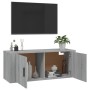 Mueble para TV de pared gris Sonoma 100x34,5x40 cm de vidaXL, Muebles TV - Ref: Foro24-816638, Precio: 50,99 €, Descuento: %