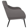 Banco de cuero sintético gris 110x76x80 cm de vidaXL, Bancos - Ref: Foro24-351433, Precio: 95,88 €, Descuento: %