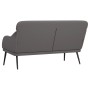 Banco de cuero sintético gris 110x76x80 cm de vidaXL, Bancos - Ref: Foro24-351433, Precio: 95,88 €, Descuento: %