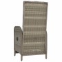 Reclining garden chairs with cushions 2 pcs PE rattan gray by vidaXL, Garden chairs - Ref: Foro24-319891, Price: 302,89 €, Di...