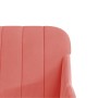 Banco de terciopelo rosa 110x76x80 cm de vidaXL, Bancos - Ref: Foro24-351467, Precio: 114,20 €, Descuento: %