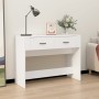 Mesa consola de madera contrachapada blanco 100x39x75 cm de vidaXL, Mesas - Ref: Foro24-816776, Precio: 66,51 €, Descuento: %