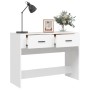 Mesa consola de madera contrachapada blanco 100x39x75 cm de vidaXL, Mesas - Ref: Foro24-816776, Precio: 66,51 €, Descuento: %