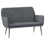 Banco de terciopelo gris oscuro 108x79x79 cm de vidaXL, Bancos - Ref: Foro24-351383, Precio: 113,24 €, Descuento: %