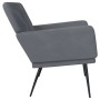 Banco de terciopelo gris oscuro 108x79x79 cm de vidaXL, Bancos - Ref: Foro24-351383, Precio: 113,24 €, Descuento: %