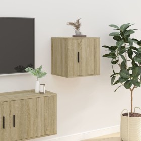 Sonoma oak wall-mounted TV cabinet 40x34.5x40 cm by vidaXL, TV Furniture - Ref: Foro24-816646, Price: 31,25 €, Discount: %