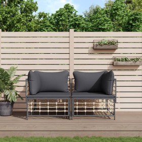 Modular corner sofas with 2 synthetic rattan cushions by vidaXL, Outdoor sofas - Ref: Foro24-3186691, Price: 172,99 €, Discou...