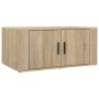 Mesa de centro madera contrachapada roble Sonoma 80x50x36 cm de vidaXL, Mesas de centro - Ref: Foro24-816515, Precio: 68,62 €...