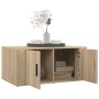 Mesa de centro madera contrachapada roble Sonoma 80x50x36 cm de vidaXL, Mesas de centro - Ref: Foro24-816515, Precio: 68,62 €...