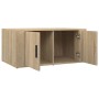 Mesa de centro madera contrachapada roble Sonoma 80x50x36 cm de vidaXL, Mesas de centro - Ref: Foro24-816515, Precio: 68,62 €...