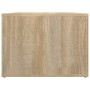 Mesa de centro madera contrachapada roble Sonoma 80x50x36 cm de vidaXL, Mesas de centro - Ref: Foro24-816515, Precio: 68,62 €...