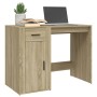 Plywood oak Sonoma color desk 100x49x75 cm by vidaXL, Desks - Ref: Foro24-816787, Price: 86,04 €, Discount: %