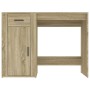 Plywood oak Sonoma color desk 100x49x75 cm by vidaXL, Desks - Ref: Foro24-816787, Price: 86,04 €, Discount: %