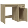 Plywood oak Sonoma color desk 100x49x75 cm by vidaXL, Desks - Ref: Foro24-816787, Price: 86,04 €, Discount: %